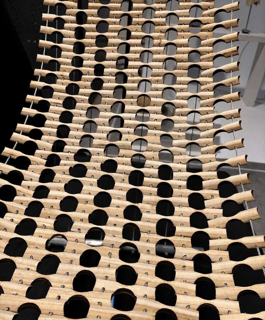 Flexible palm rib surface from the Eindhoven material study